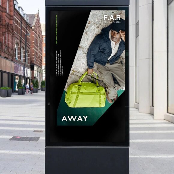 NWT Away F.A.R Organizational Cube in Green - Picture 4 of 6